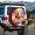 Charging Bull Leaping Male Figure - Adventure Lover Gift for Men Spare Tire Cover - 3