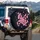Cherry Blossom Sakura Celestial Night - Home Decor Gift for Nature Lover Spare Tire Cover - 3