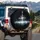 Icy Navigational Compass Rose Eight Point Star Frosted Icicles - Adventure Lover Gift for Explorer Spare Tire Cover - 3