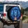 Luminous Lion Head Cosmic Aurora - Wildlife Lover Fantasy Gift Spare Tire Cover - 3