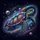 Iridescent Cosmic Sea Turtle Stardust Nebula - Wildlife Gift Spare Tire Cover - 6