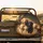 Friendly Golden Retriever Black Labrador Puppies Hay Den - Dog Lover Gift Spare Tire Cover - 2