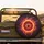 Spider Web Cosmic Vapor Luminous Embers Red Purple Glow Home Decor Gift Spare Tire Cover - 2
