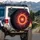 Spider Web Cosmic Vapor Luminous Embers Red Purple Glow Home Decor Gift Spare Tire Cover - 3