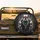 English Bulldog Sunglasses Cross Chain Dark Vest Smoke Grunge - Outdoor Style Gift for Dog Lover Spare Tire Cover - 2