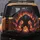 Chained Werewolf Amber Eyes Infernal Fire - Fantasy Lover Automotive Decor Spare Tire Cover - 5