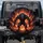 Chained Werewolf Amber Eyes Infernal Fire - Fantasy Lover Automotive Decor Spare Tire Cover - 1