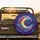 Crescent Moon Glowing Floral Cosmic Sky - Home Decor Gift for Stargazer Spare Tire Cover - 2