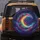 Crescent Moon Glowing Floral Cosmic Sky - Home Decor Gift for Stargazer Spare Tire Cover - 5