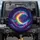 Crescent Moon Glowing Floral Cosmic Sky - Home Decor Gift for Stargazer Spare Tire Cover - 1