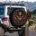Ancient Dragon Golden Scales Scrollwork Foliage - Fantasy Lover Home Decor Gift Spare Tire Cover - 3