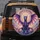 Majestic Dragon Gothic Rose Window - Home Decor Gift for Fantasy Lover Spare Tire Cover - 5