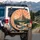 Mountain Range Sun River Forest Daisy Meadow - Nature Lover Gift Spare Tire Cover - 3