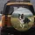 Playful Tri-Color Border Collie Grassy Field Hills Landscape - Dog Lover Gift Spare Tire Cover - 5