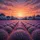 Lavender Field Sunset Rolling Hills Olive Trees Evening Sky - Travel Essentials for Road Trips Spare Tire Cover - 6