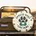 Spoiled Dogs Live Here Dog Paw Prints Heart Dots Swirls - Dog Lover Gift Spare Tire Cover - 2