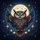 Majestic Owl Full Moon Night Sky Birds - Wildlife Lover Gift Spare Tire Cover - 6