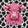 Pink Fluffy Cow Face Heart COW Letters - Farm Animal Lover Vehicle Accessory Gift Spare Tire Cover - 6