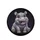Smiling Baby Hippopotamus Creature Cosmic Stars - Home Decor Gift for Wildlife Lovers Spare Tire Cover - 4