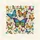 Butterfly Swarm Floral Garden Daisies Organic Swirling Leaves - Nature Lover Gift Spare Tire Cover - 6