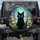 Black Cat Wildflower Forest - Outdoor Nature Gift for Cat Lovers Spare Tire Cover - 1