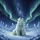 Majestic Polar Bear Arctic Ice Cosmic Starry Sky - Wildlife Lover Gift Spare Tire Cover - 6