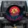 Yellow Lily Red Moon Celestial Floral - Mystical Decor Gift for Plant Lover Spare Tire Cover - 1