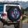 Realistic Skeletal Torso Skull - Halloween Party Gift for Drivers Spare Tire Cover - 3