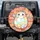 Plump Cat Smile Wings Blue Pink Eye Brick Wall - Home Decor Gift for Cat Lover Spare Tire Cover - 1