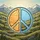 Peace Sign Mountains Landscape Outdoor Adventure Gift for Nature Lover Spare Tire Cover - 6
