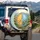 Peace Sign Mountains Landscape Outdoor Adventure Gift for Nature Lover Spare Tire Cover - 3