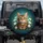 Tabby Cat Green Eyes White Daisies Natural Foliage Teal Background - Home Decor Gift Spare Tire Cover - 1