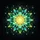 Geometric Crystalline Starburst Cosmic Bloom Golden Glow - Space Lover Home Decor Gift Spare Tire Cover - 6