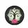 Skeletal Tree Skull Rose - Daily Commute Protection for Car Owners Spare Tire Cover - 4