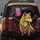 Neon Yellow Wolf Celtic Knot Pink Moon Stars - Adventure Gift for Wildlife Lovers Spare Tire Cover - 5