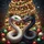 Albino Black Snakes Golden Crowns Christmas Ornaments - Holiday Decor Gift Spare Tire Cover - 6