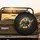 Smiling Sea Turtle Bursting Wall Cracks Dark Void - Wildlife Ocean Lover Gift Spare Tire Cover - 2