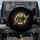 Smiling Sea Turtle Bursting Wall Cracks Dark Void - Wildlife Ocean Lover Gift Spare Tire Cover - 1