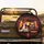 Shocked White Chicken Brown Sloth Car Interior Red Streak Motion - Road Trip Adventure Gift Spare Tire Cover - 2