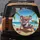 Koala Beach Chair Popsicle Ocean - Summer Vacation Gift for Beach Lovers Spare Tire Cover - 5