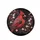 Cardinal Bird Red White Floral Scrollwork - Wildlife Lover Gift Spare Tire Cover - 4