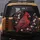 Cardinal Bird Red White Floral Scrollwork - Wildlife Lover Gift Spare Tire Cover - 5