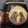 White Lion Blonde Woman Sunset Clouds - Wildlife Lover Gift Spare Tire Cover - 5