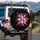 Tropical Temperate Foliage Arrangement - Outdoor Lifestyle Decor Spare Tire Cover - 3
