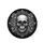 Realistic Human Skull Baroque Rococo Scrollwork - Home Decor Gift for Skull Enthusiast Spare Tire Cover - 4