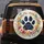 Paw Print Heart Floral Wreath Butterflies - Garden Lover Gift Spare Tire Cover - 5