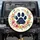 Paw Print Heart Floral Wreath Butterflies - Garden Lover Gift Spare Tire Cover - 1