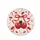 Red Cherries Green Stems Red Ribbon Leopard Print - Stylish Vehicle Decor Gift Spare Tire Cover - 4