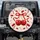 Red Cherries Green Stems Red Ribbon Leopard Print - Stylish Vehicle Decor Gift Spare Tire Cover - 1