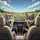 Two Wolves Steering Wheel Car Seats - Road Trip Essentials for Wildlife Lover Spare Tire Cover - 6